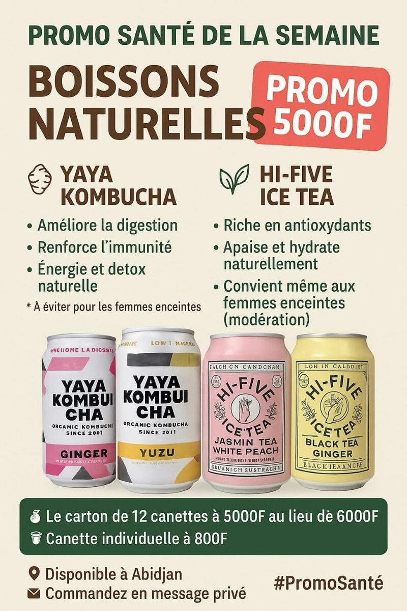 Pack Kombucha Yaya 6 Saveurs
