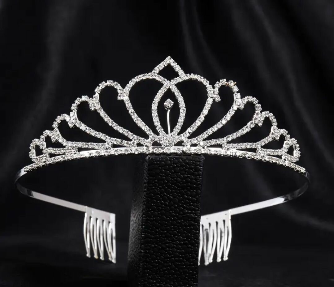 Diadème en strass élégant