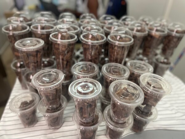 Cubes de chocolat bio