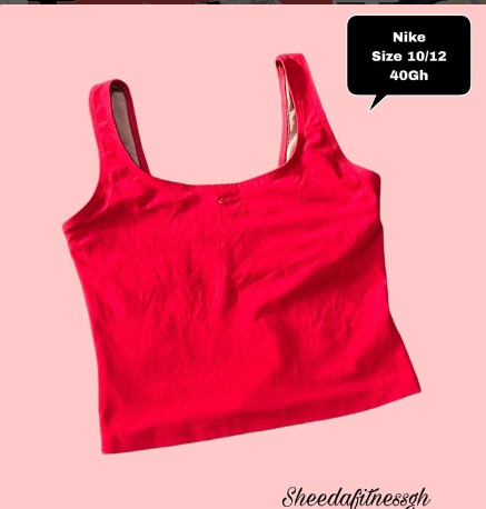 red women's T-shirt