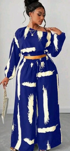 Ensemble chic femme bleu