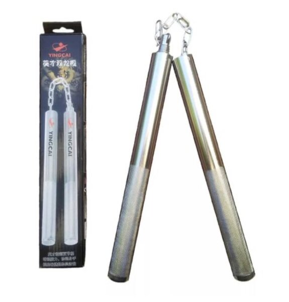 Nunchaku d'entraînement acier