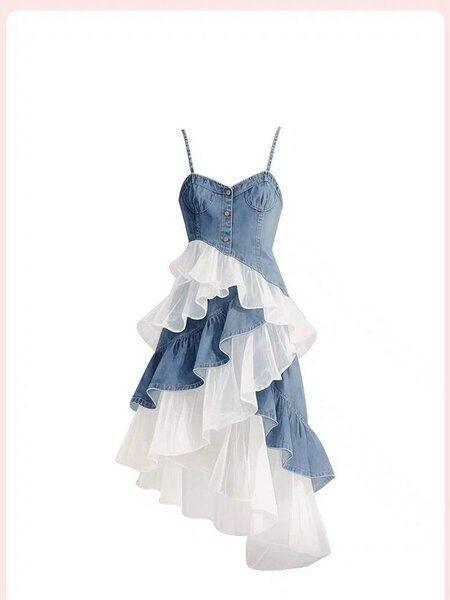 Robe en Jean Évasée