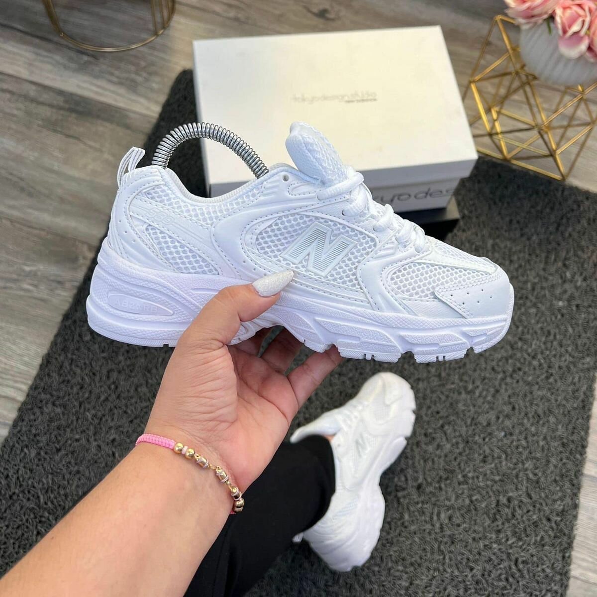 New balance 530 tout blanc