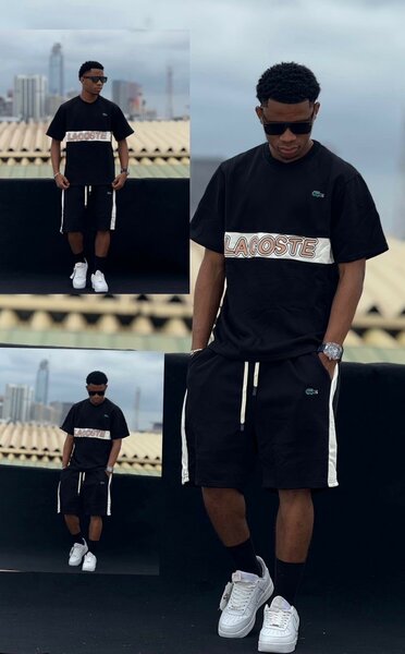 Ensemble décontracté Lacoste noir