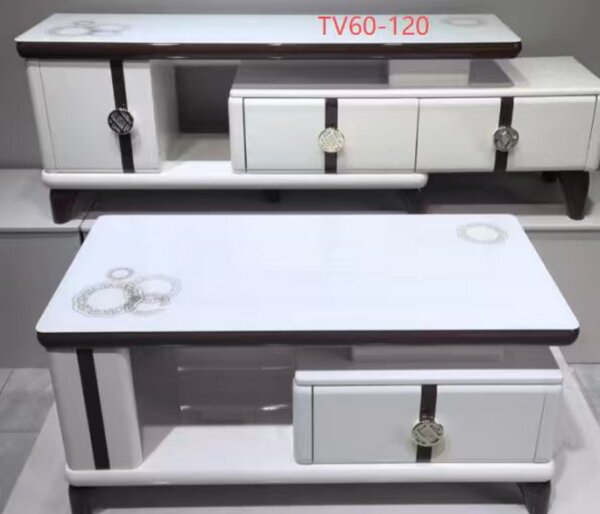 Table basse moderne blanche