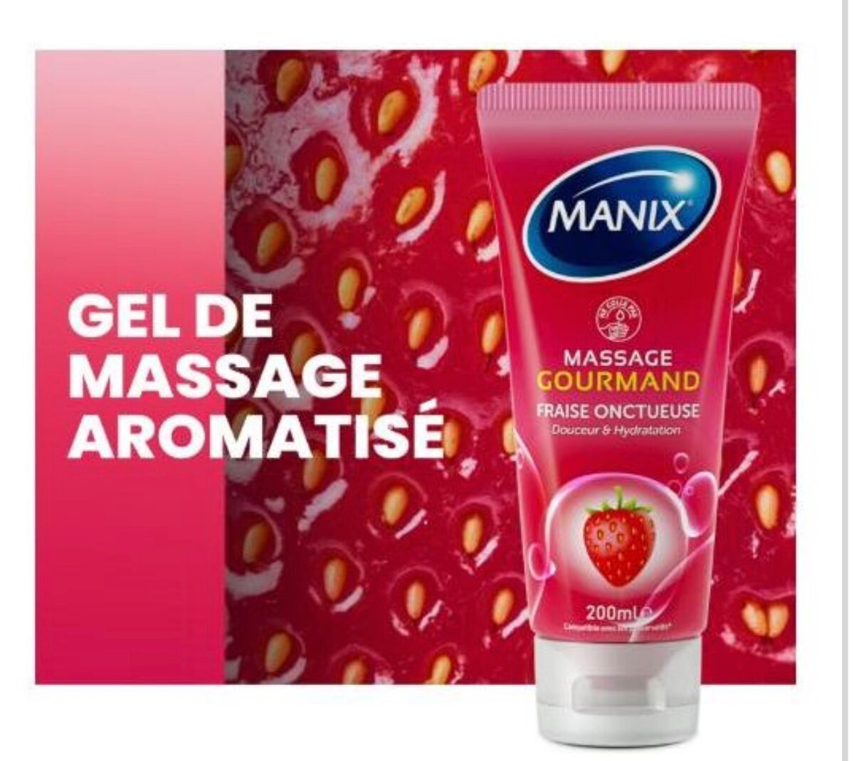 Lubrifiant fraise Manix 200ml