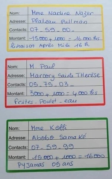 700 étiquettes autocollantes