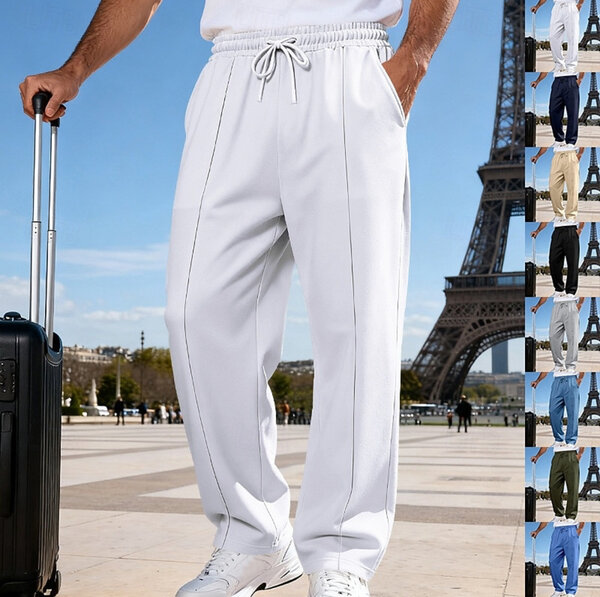 Pantalon de jogging blanc élégant