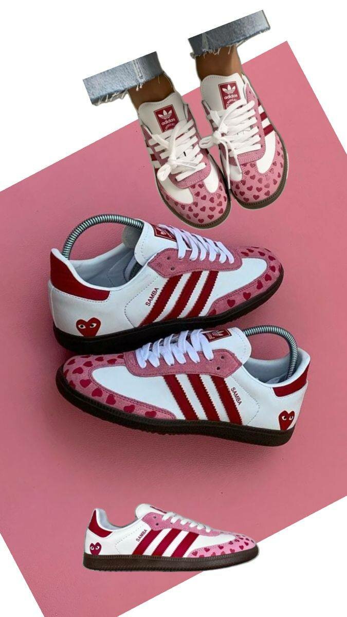 Adidas Samba rouge et blanc