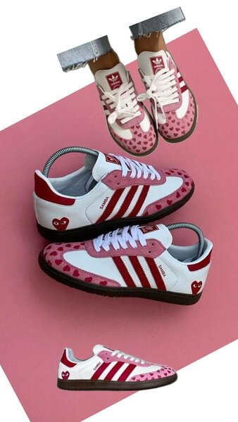 Adidas Samba rouge et blanc