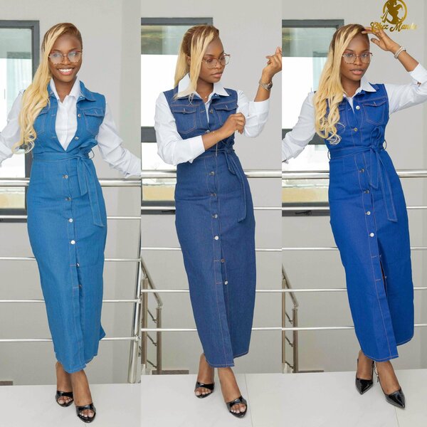 Robe Chemise en Jean Classique
