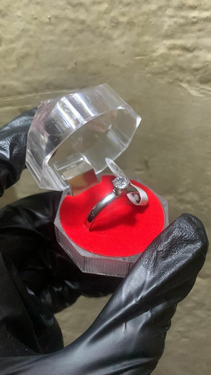 Bague Éclatante en Acier Inoxydable