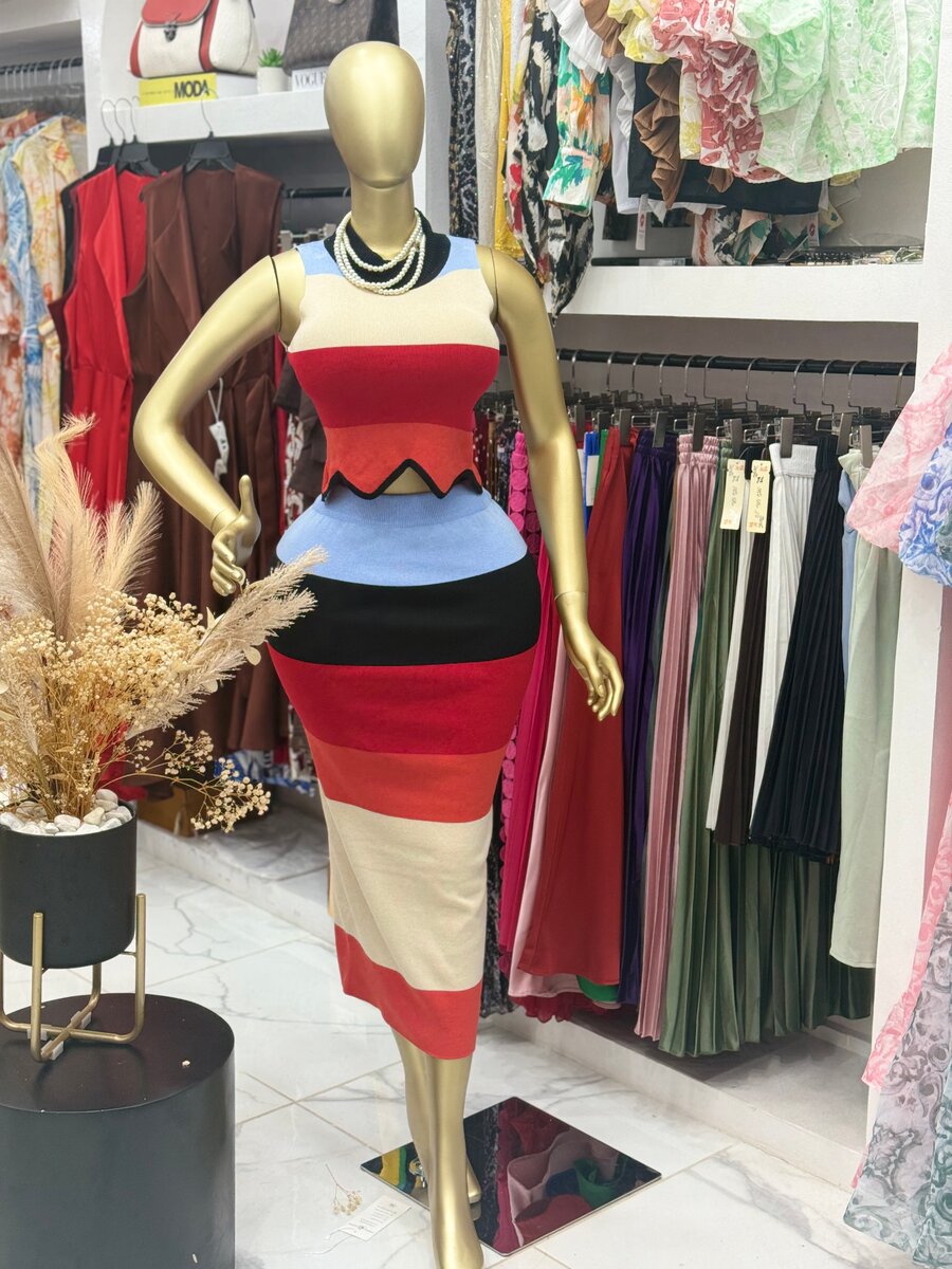 Un ensemble multicolore