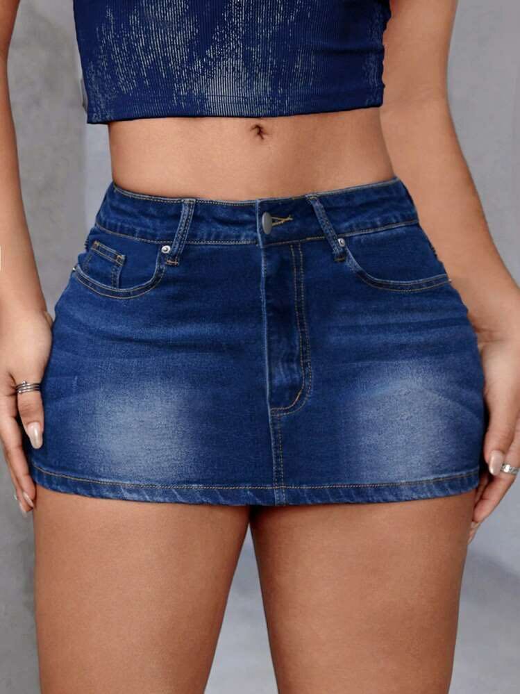 Jupe en denim tendance femme