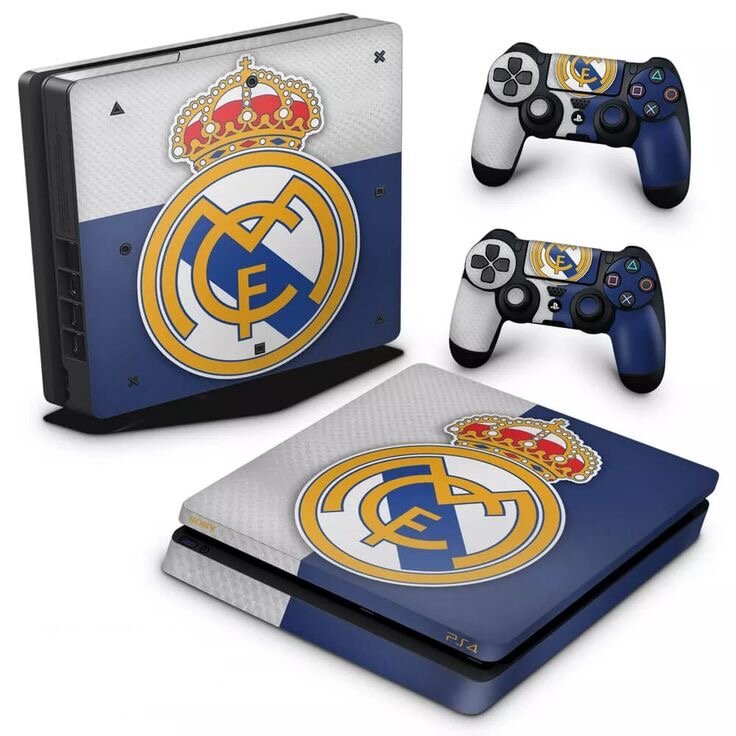 Autocollant pour PS4, Real Madrid, FC Barcelone