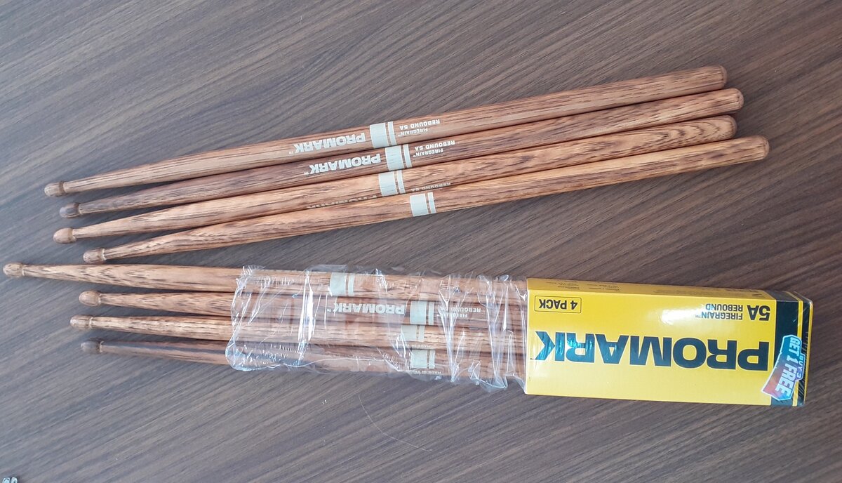 BAGUETTE : 🥁PROMARK Rebound 5A Hickory FireGrain