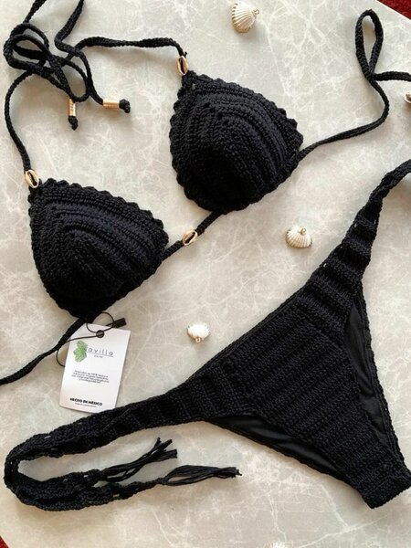Bikini crochet élégant