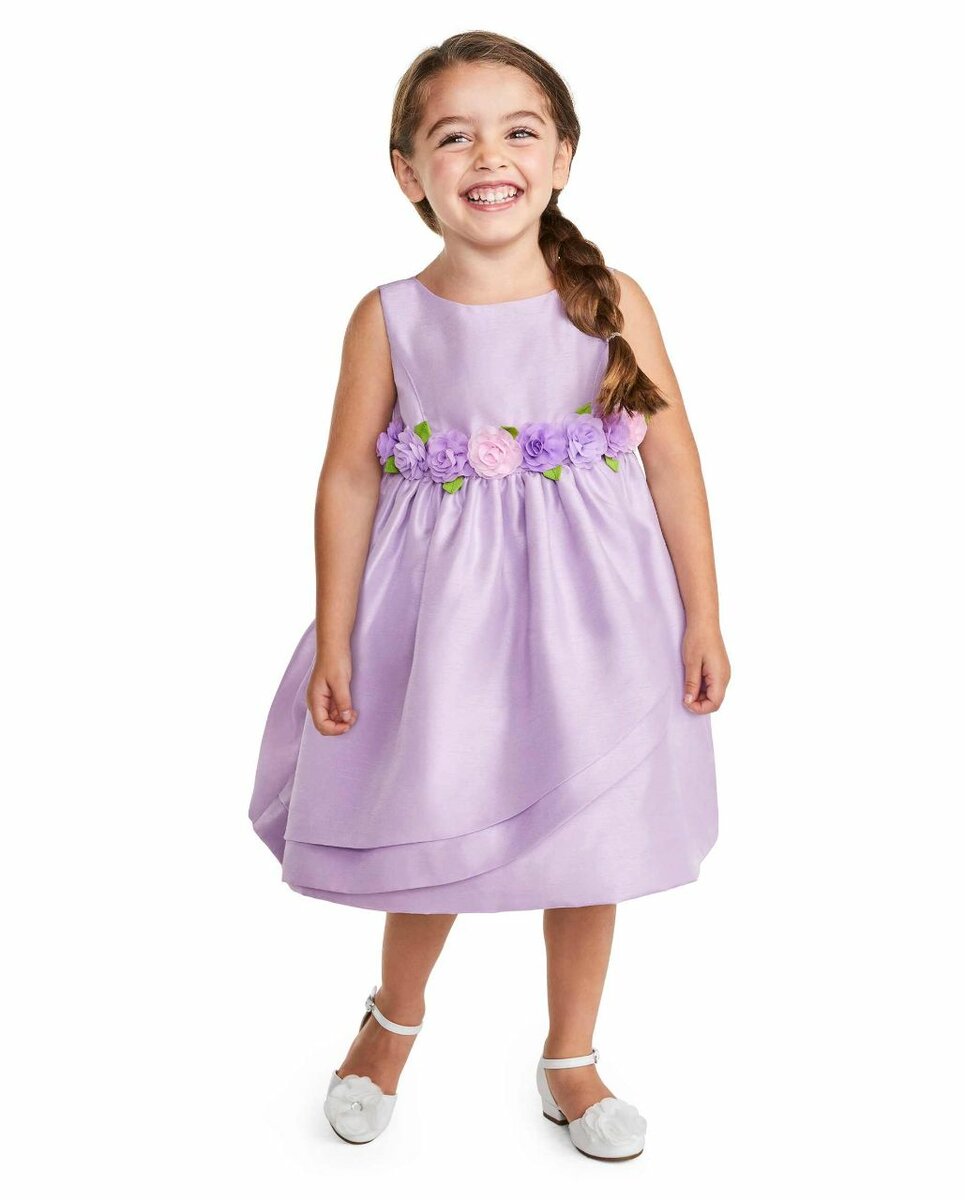 GYMBOREE FLOWER APPLIQUE EASTER DRESS