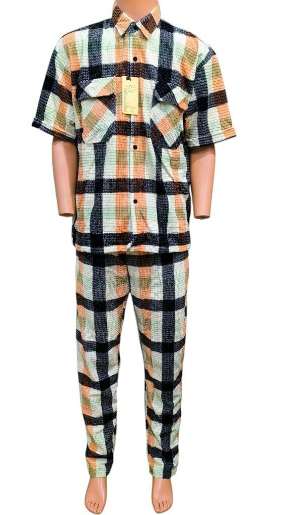 Pyjama confortable à carreaux