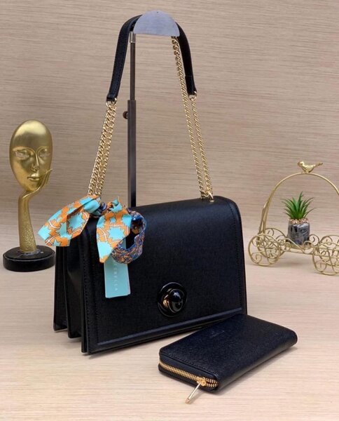 Sac Chrisbella en cuir noir