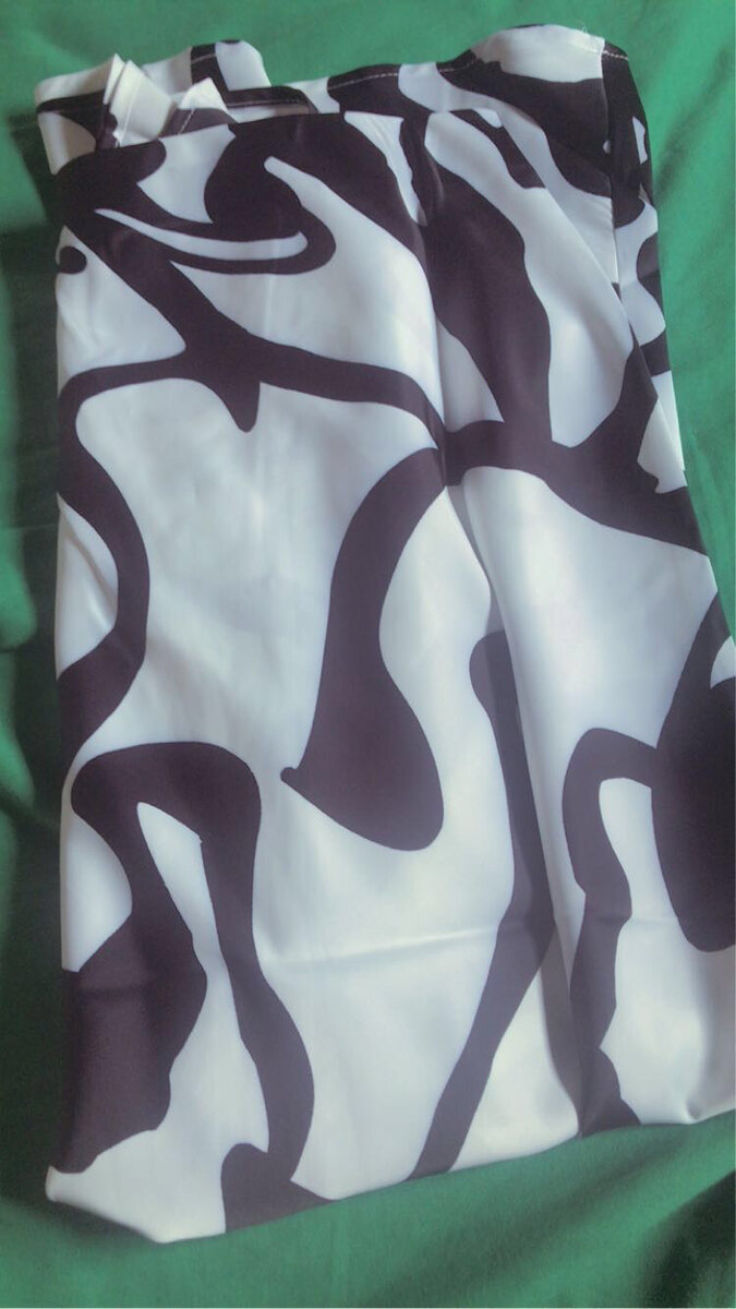 Jupe longue à motifs abstraits