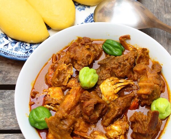 Sauce graine et Foutou