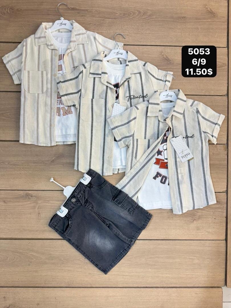 Ensemble Garçon Été Style Bohème