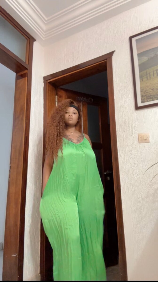 Combinaison Verte Fluide Femme