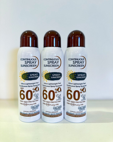 WOKALI CONTINUOUS SPRAY SUNSCREEN SPF 60+