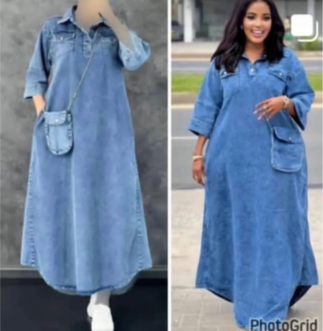 Robe en jean élégante