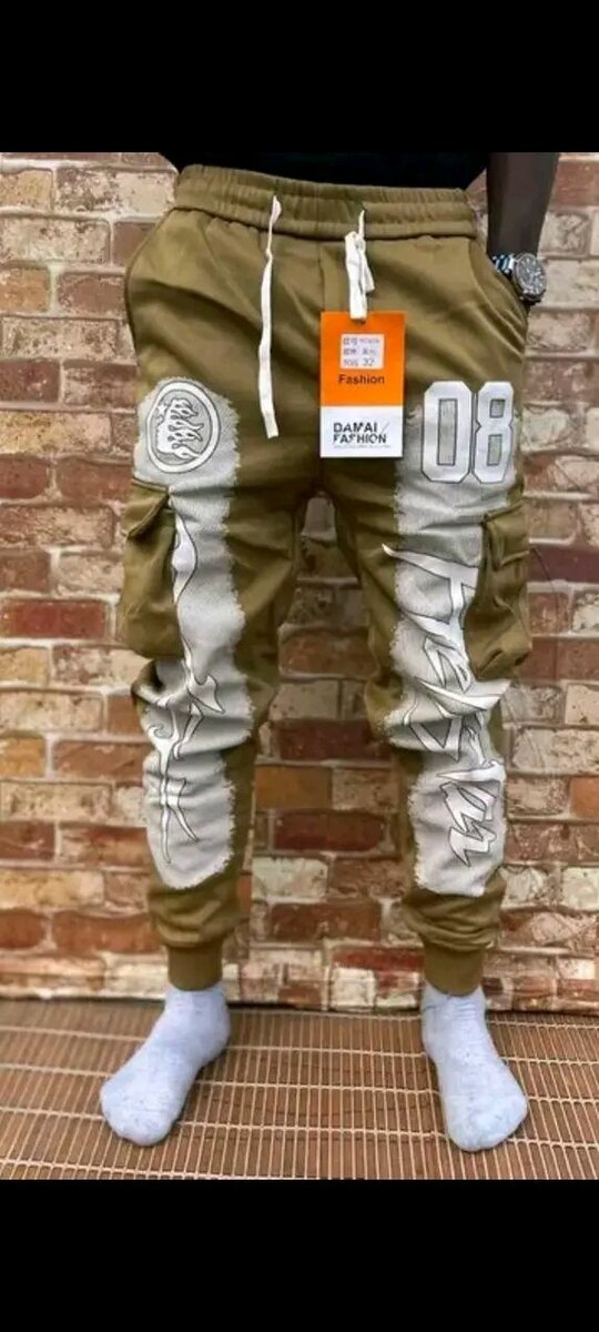 Pantalons cargo streetwear homme