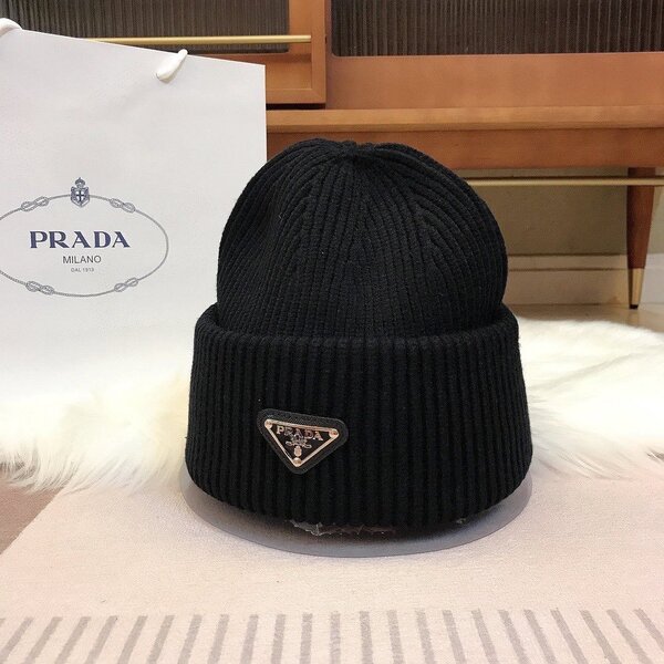 Bonnet en laine Prada