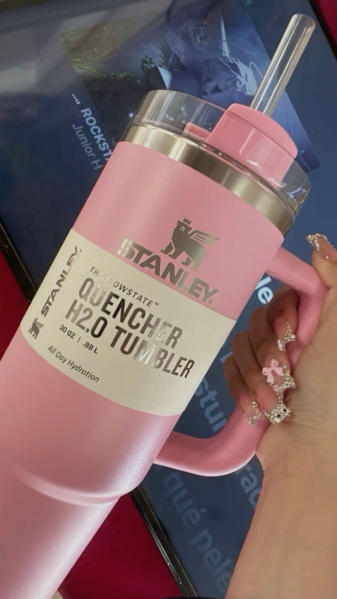 Gobelet isotherme Stanley rose