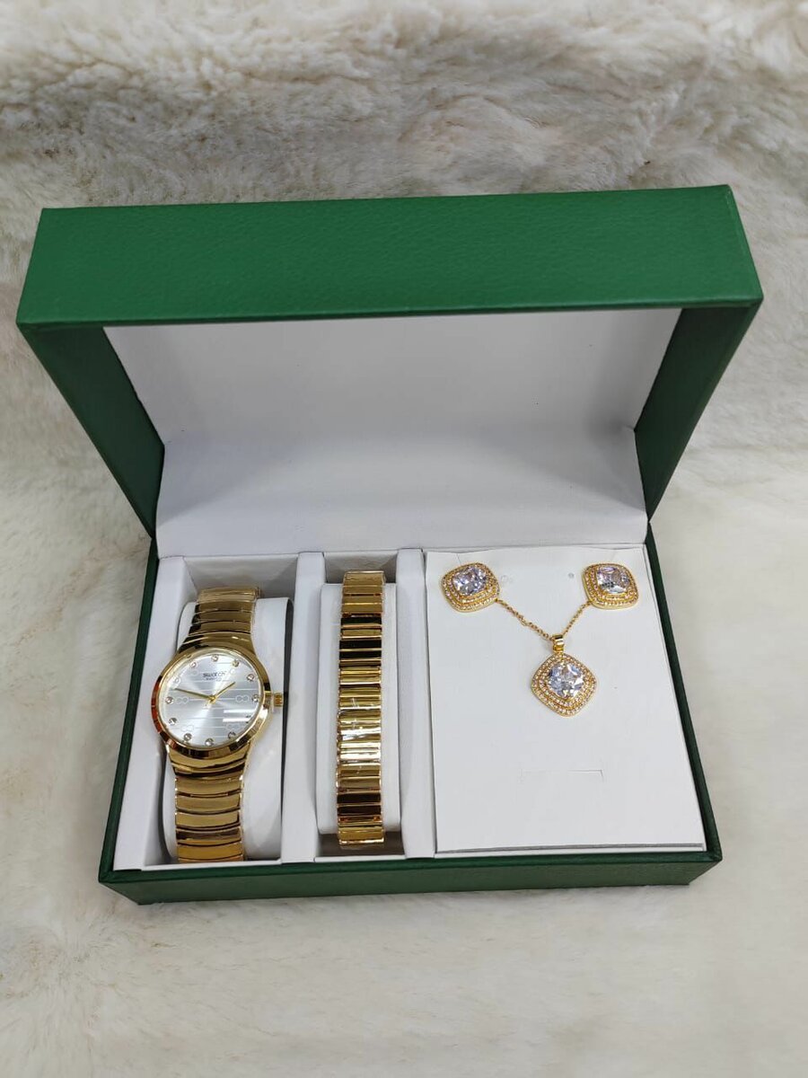 Coffret Cadeau Montre et Bijoux