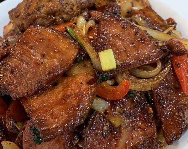 PORC AFRICAIN BRAISÉ