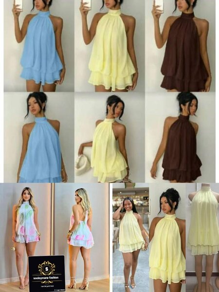 Robe d'été fluide élégante