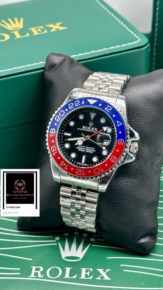 Montre rolex avec accessoires