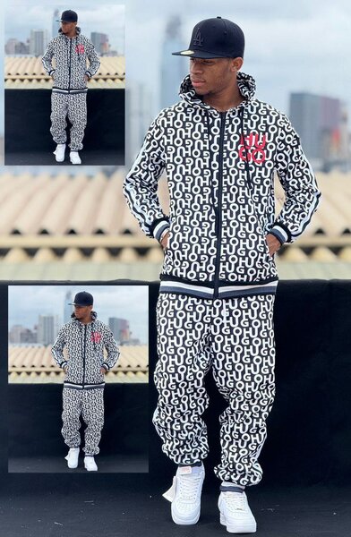 Ensemble survêtement à capuche homme