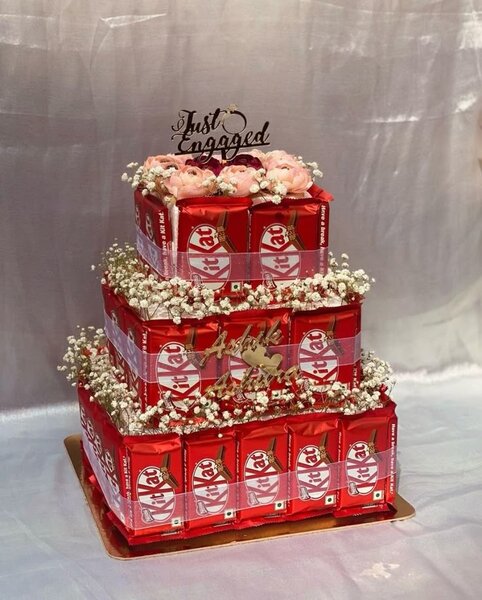 Gâteau de chocolat décoratif