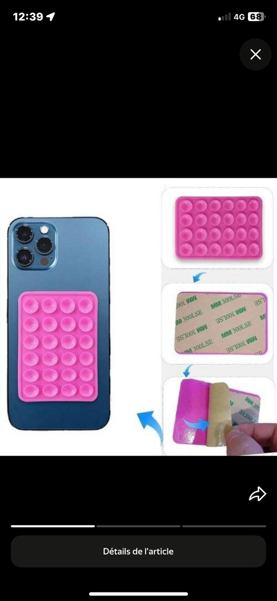 Autocollant Anti-Chute Téléphone