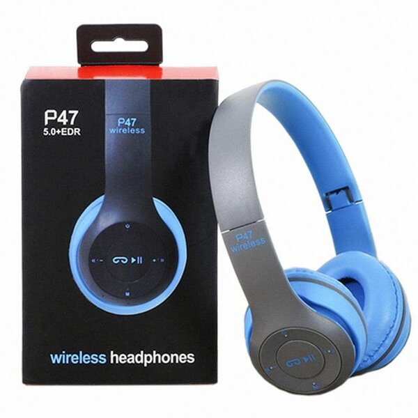P47 Wireless Bluetooth Foldable Headset With Microphone