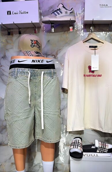 Shorts en jean Nike tendance