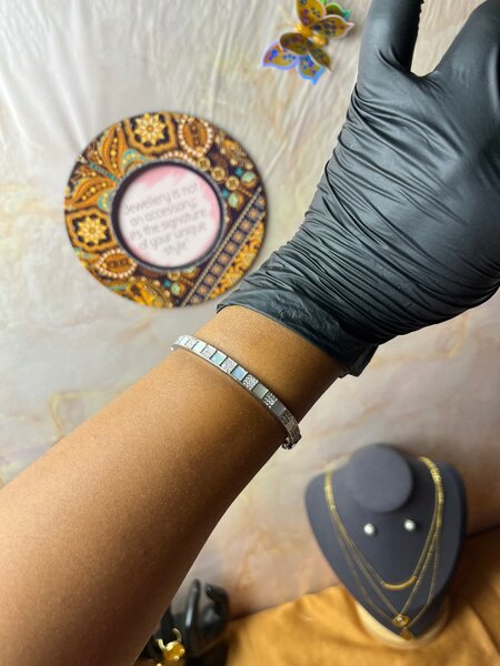 Bracelet en argent élégant