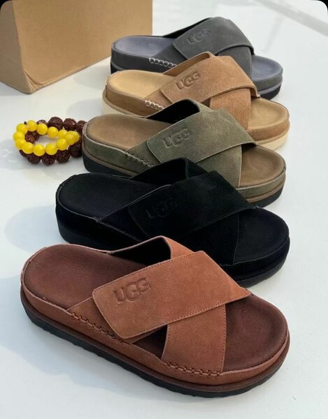 Sandales UGG en daim confortables