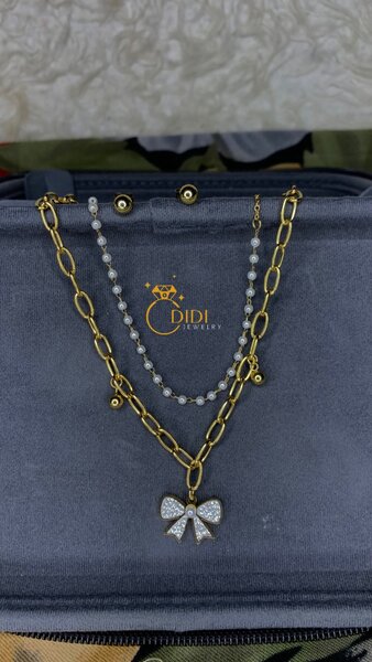 Collier en couches élégantes