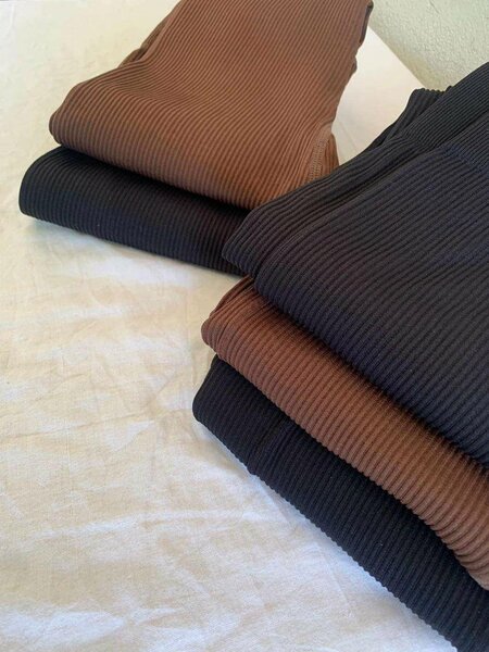 Ribbed leggings