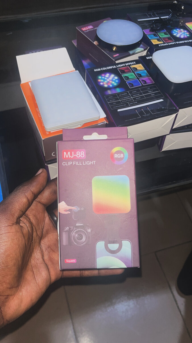 Lampe LED Clip RGB MJ-88