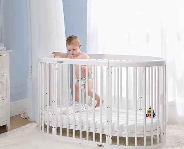 Lit Bébé Évolutif Blanc