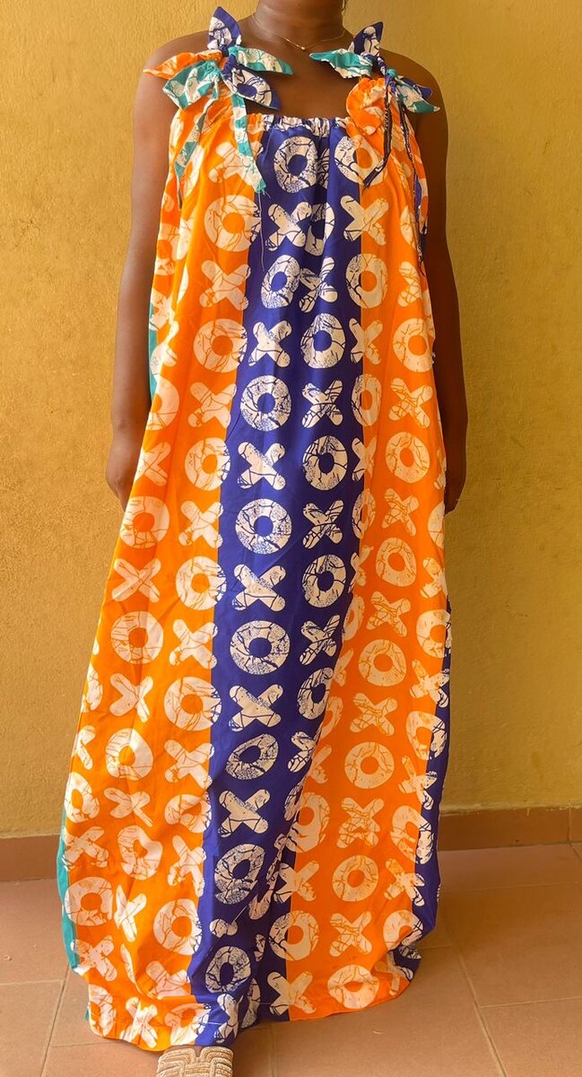 Robe africaine multicolore